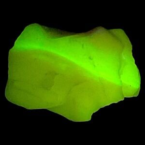 Pink Art Glass Cullet Glowing Manganese Slag Glass #5GL219